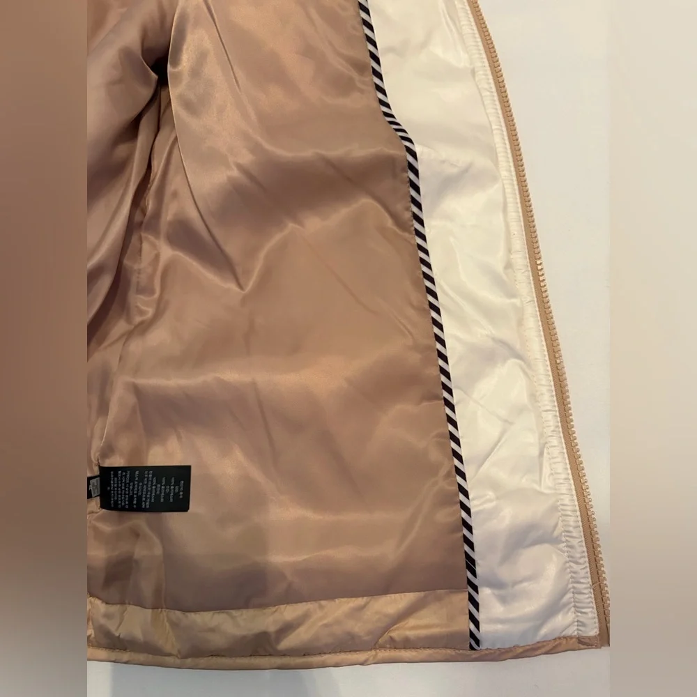 Kate spade Women’s Vest Full Zip Quilted Toasted Peanut Vest size Medium NWOT